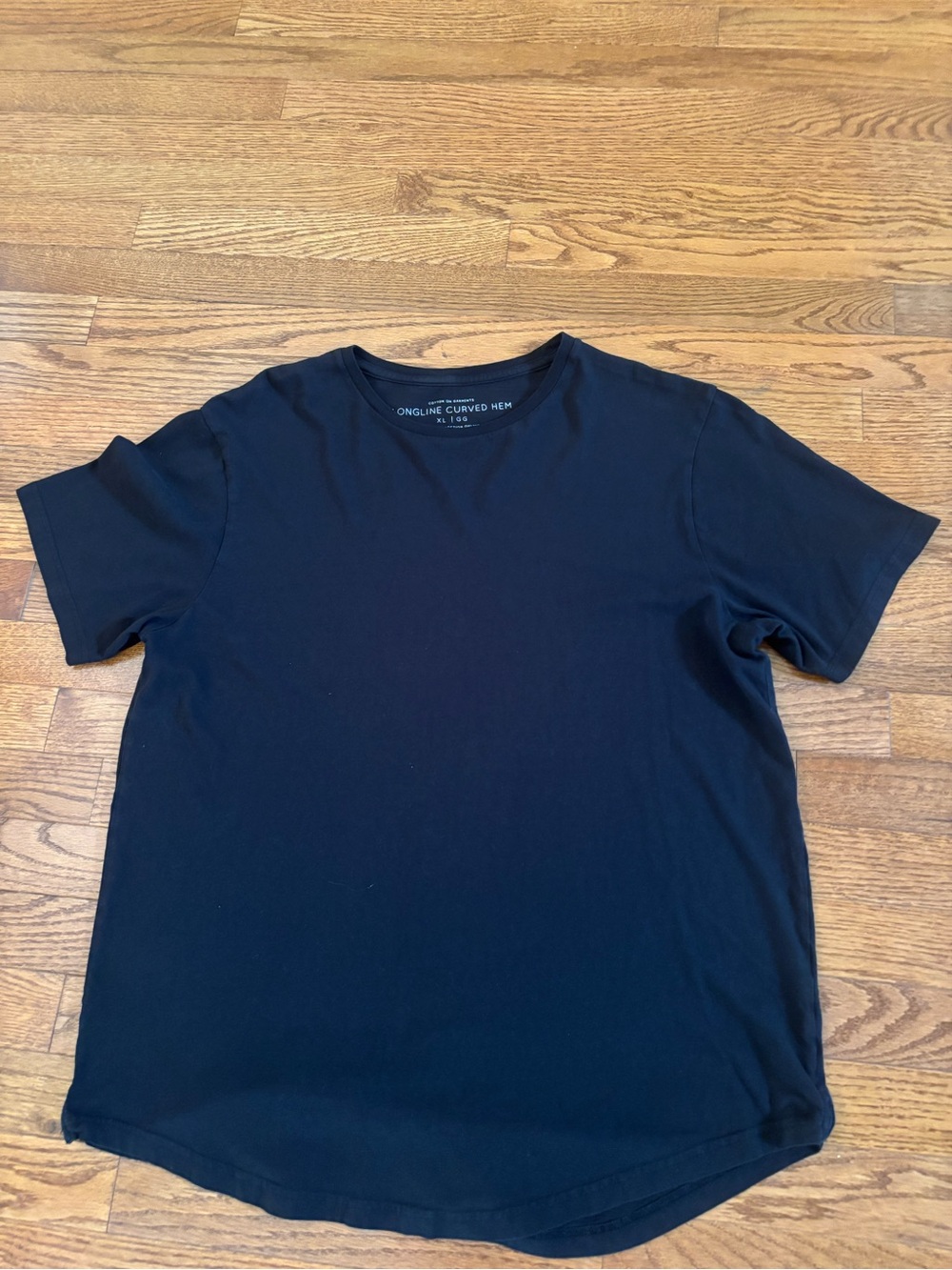 Longines Black Short Sleeve Crewneck Tee